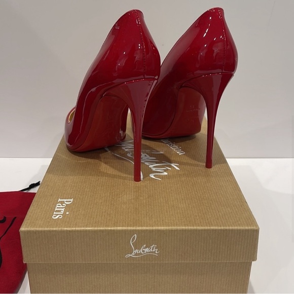 Christian Louboutin Pigalle Follies 100 Patent Leather Pumps BNIB 35 - Picture 4 of 5